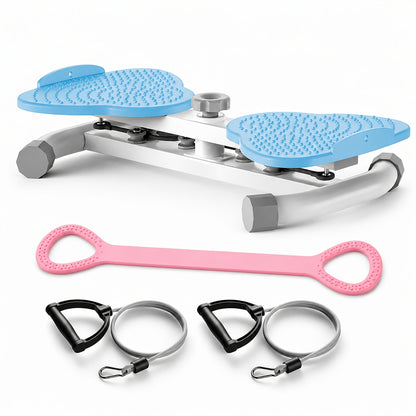 Waist Twisting Machine Ab Twister Board – 360° Noiseless Waist Twister Disc for Home Gym, 360 LBS Capacity, Digital Display Tracks Time, Reps & Calories, Includes Figure-8 Resistance Band