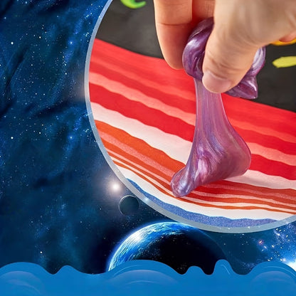 Galaxy Slime Balls 36 Pack Party Favors for Kids Bendable Flexible Non-Sticky Mess-Free Slime Spheres 3 Galaxy Color Combos Classroom Rewards Birthday Easter Halloween Christmas Gifts