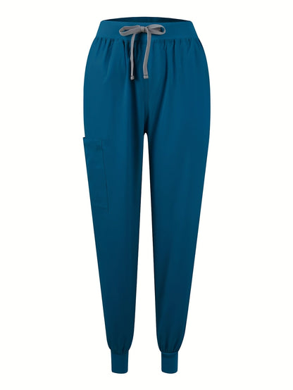 Unisex Medical Scrubs Set – Breathable Quick-Dry V-Neck Top & Drawstring Jogger Pants, Nursing Uniform for Women & Men, 7 Colors, Sizes S-XXL, Ideal for Hospitals, Dental Clinics & Veterinary Work