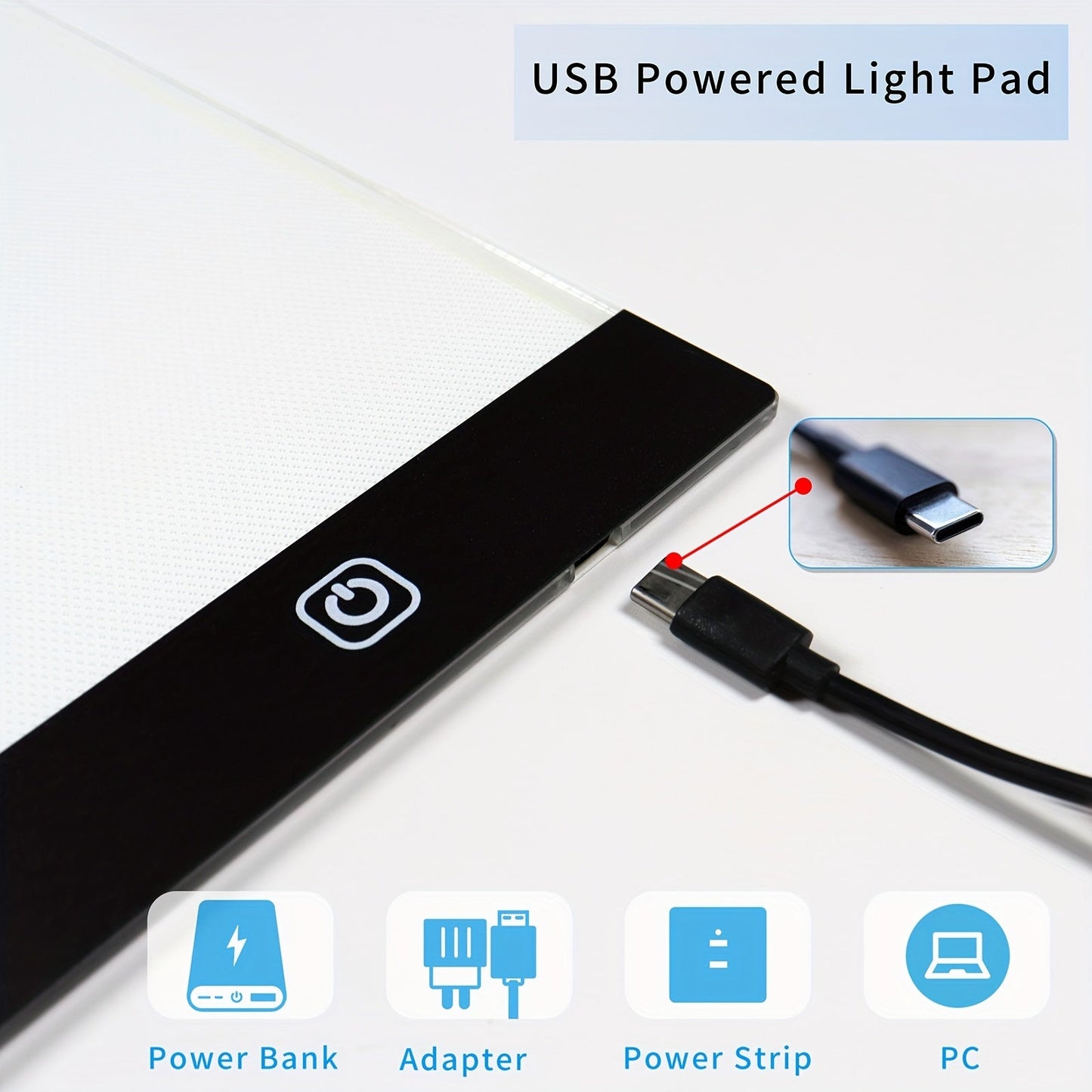 A2 LED Light Box Tracing Board – Dimmable Touch Control Ultra-Thin Light Pad for Diamond Painting, Sketching, Animation, Tattoo Transfer & Streaming, USB Powered, Eye-Care LEDs, Mac/PC Compatible | Velora