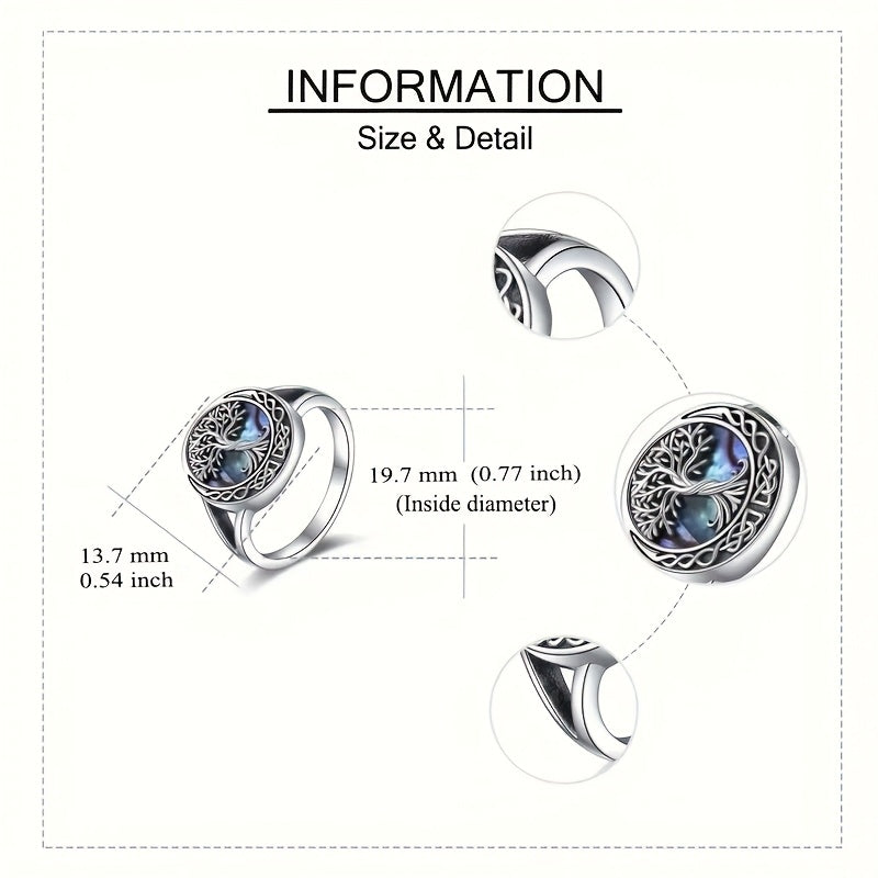 925 Sterling Silver Hollow Double-Layer Heart Ring – Elegant Romantic Silver Plating Design for Women, Dainty Stacked Heart Ring, Perfect Gift in Sizes 6-10 for Valentine's Day & Anniversary