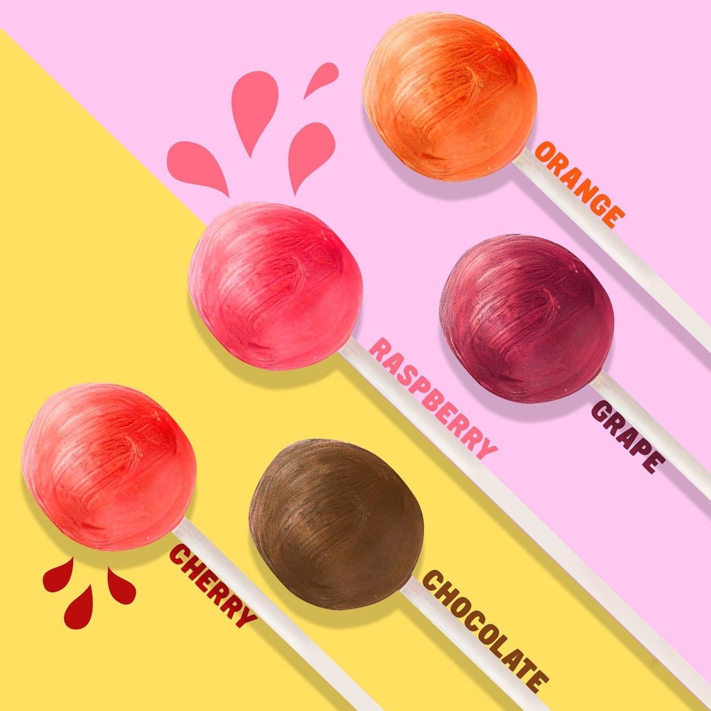 Tootsie Roll Pops Bulk Lollipops – 5 Assorted Flavors Individually Wrapped Suckers with Chewy Chocolate Center, Perfect for Parties, Office Candy Bowls, Halloween & Gifting