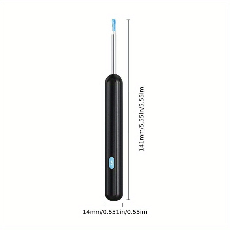 Ear Wax Removal Camera Kit 1080P HD Wi-Fi – Ear Cleaning Tool with 6 Spoons Tweezers Rechargeable Otoscope for iPhone Android Ear Care