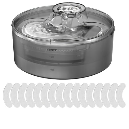 Automatic Dog Water Fountain 1.3 Gallon Large Capacity Pet Water Dispenser with Splatter Guard Cleaning Kit Low Voltage USB for Dogs Cats Multiple Pets
