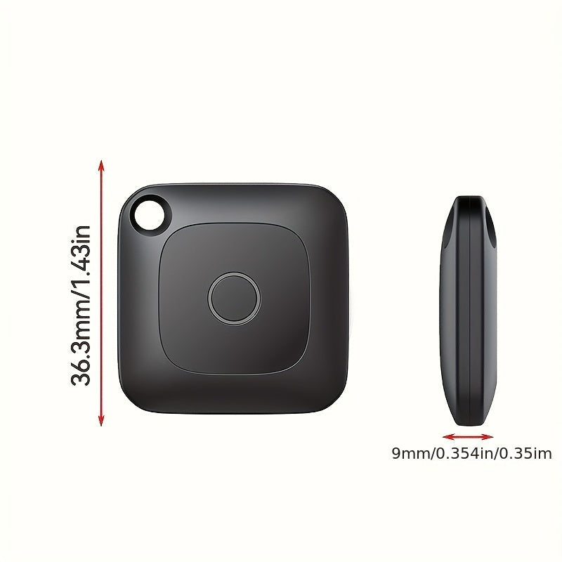 WeTag Smart Bluetooth Item Tracker 1.43" Mini GPS Finder for Keys Wallet Luggage Car Bags – High Decibel Alarm App Control – 1/2/4/8 Pack – Gift for Travelers