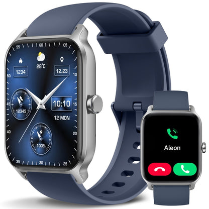 FAWEIO Smart Watch with Alexa & Wireless Calling – 1.8" HD Touchscreen, Fitness Tracker, 100+ Sports Modes, Compatible with iPhone & Android, for Women & Men