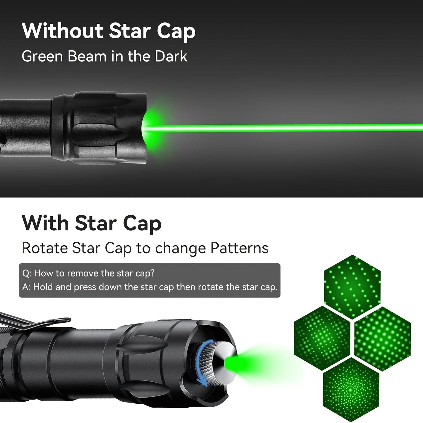 High Power Laser Pointer with Battery and Charger Set Red Green Purple Tactical Laser Flashlight for Indoor Presentations Outdoor Camping Hiking Stargazing Long Range Beam
