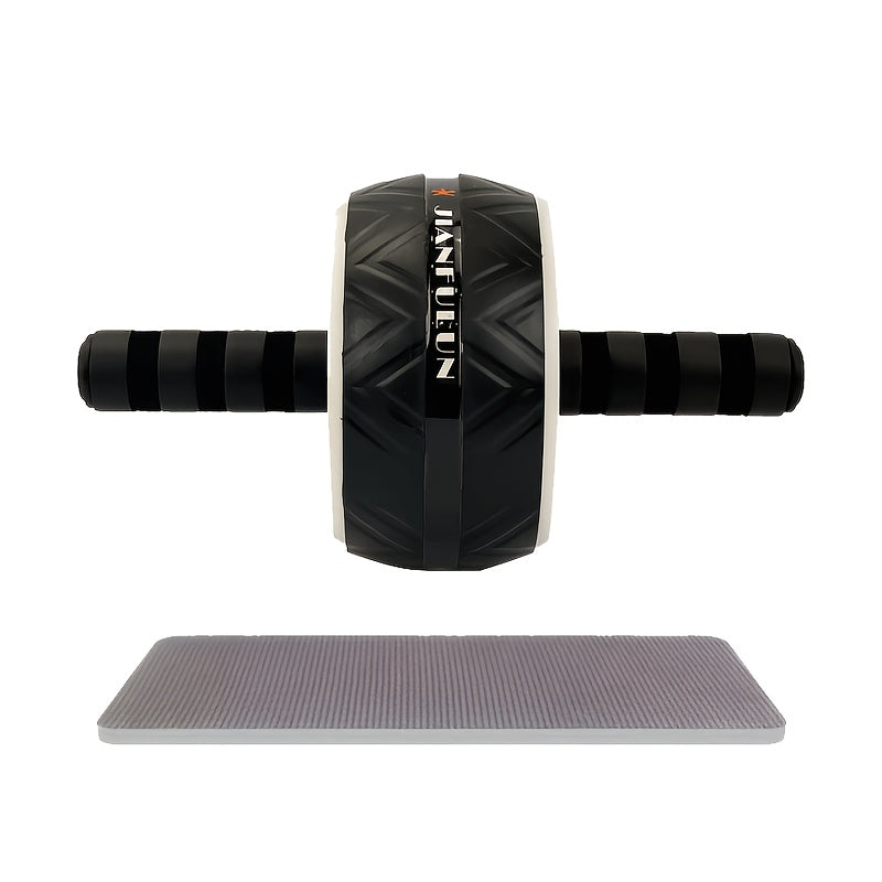 Ab Wheel Roller with Knee Pads – Core Strength Training, Balance & Ab Workout Crunch Machine for Home Gym, Muscle Toning for Arms & Abs, Stainless Steel & PP Options, Great Fitness Gift