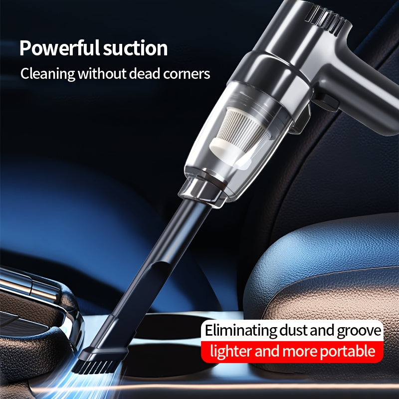 Corded Car Vacuum Cleaner 3KPa Suction Handheld Lightweight – 3M Cord, Single-Point Exhaust, One-Click Dust Cup Empty for Cars, Trucks & Home Cleaning – No Battery Needed