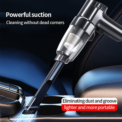 Corded Car Vacuum Cleaner 3KPa Suction Handheld Lightweight – 3M Cord, Single-Point Exhaust, One-Click Dust Cup Empty for Cars, Trucks & Home Cleaning – No Battery Needed