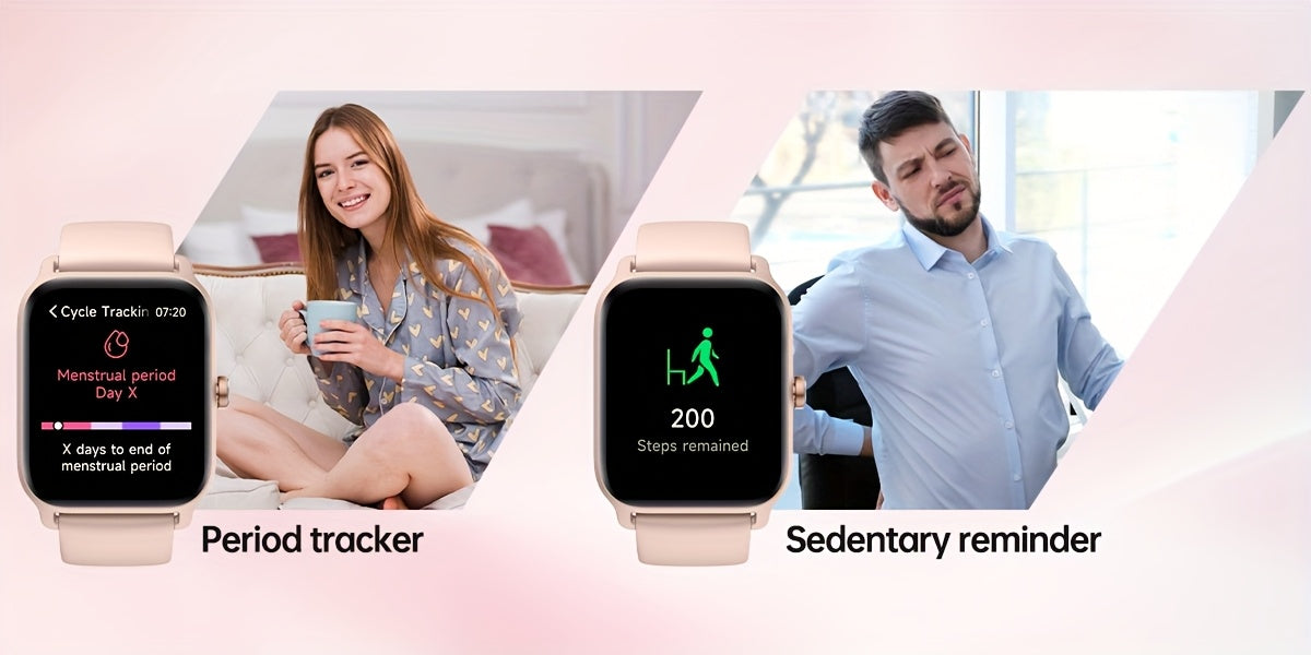 FAWEIO Smart Watch with Alexa & Wireless Calling – 1.8" HD Touchscreen, Fitness Tracker, 100+ Sports Modes, Compatible with iPhone & Android, for Women & Men