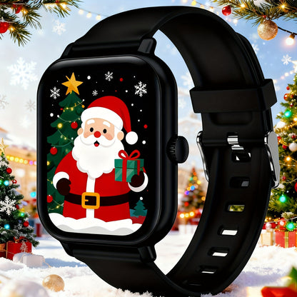Large Screen Smart Watch HD Voice Call Fitness Tracker Unisex Compatible iPhone Android Multiple Sports Modes Heart Rate Monitor Message Reminder Outdoor Sports Daily Wear Holiday Gift