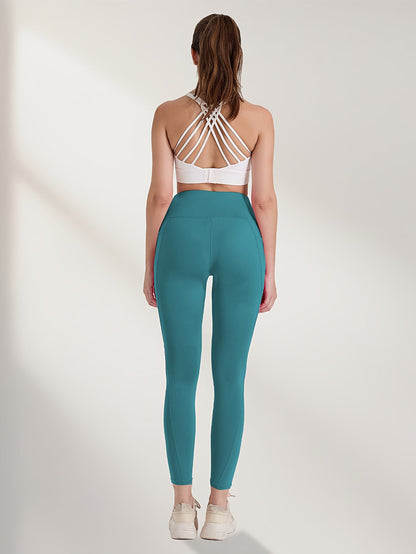 Women's High Waist Compression Leggings 3-Pack with Pockets 230g Breathable Tights for Yoga Fitness Sports Daily Wear – All Seasons Multi-Color Shapewear S-XXL