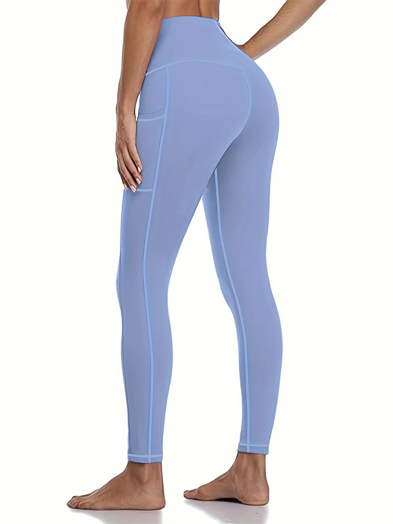 5-Piece Women's Printed Compression Yoga Pants – 7/8 Nine-Point Fitness Running Leggings with Leopard Camo & Solid Patterns, High-Waist Athletic Tracksuit Bottoms for Gym Workout, S-XXL