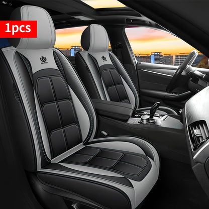 Faux Leather Car Seat Cover Universal Fit Sponge-Padded Seat Protector for Sedan, SUV & Pickup Truck – Durable, Comfortable, Luxury Interior Upgrade in 7 Colors for Front or Rear Seats