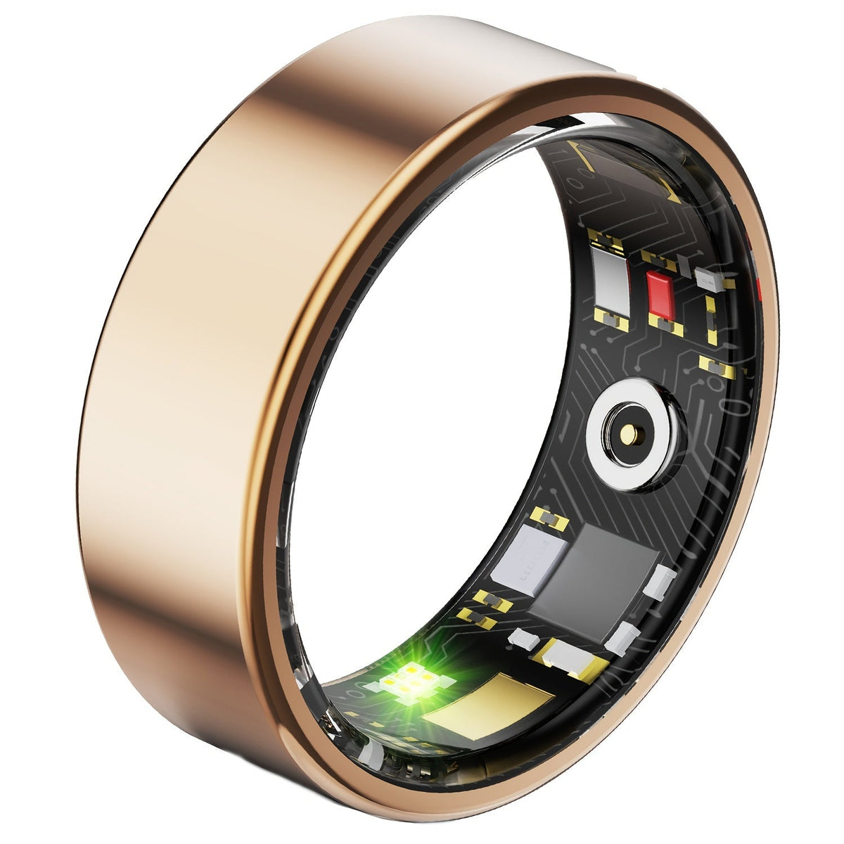 Smart Health Ring - Sleep Tracking Fitness Ring with HRV, Body Temperature, Blood Pressure, Pedometer, Calories & Exercise Tracking, Bluetooth 5.3, Waterproof, Compatible with iPhone & Android, Gift for Women Men