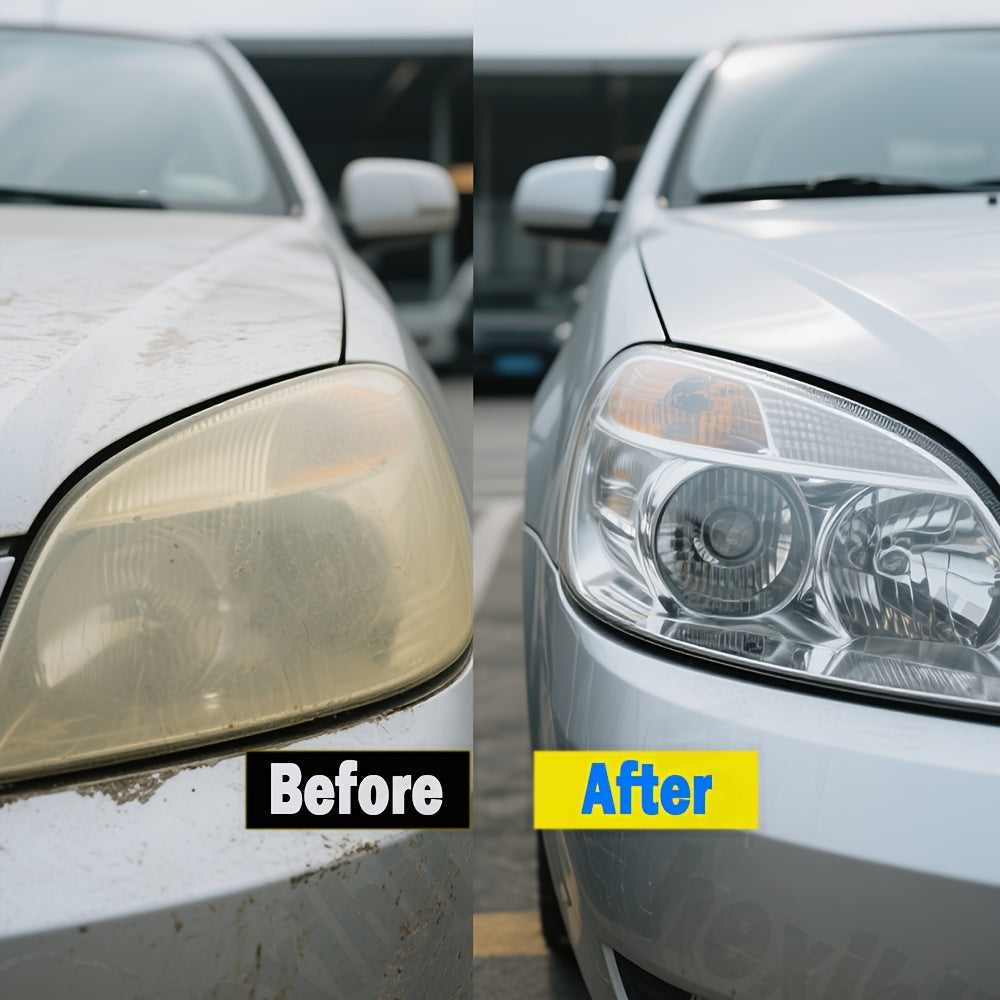 Car Headlight Restoration Fluid 100ml – Crystal Plating Coating Agent for Oxidation, Yellowing, Scratches & Blurring – Headlight Refurbishment & Enhancement Solution – Velora