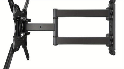 Full Motion TV Wall Mount for 26-60 Inch TVs Up to 77 lbs Swivel Tilt Extension Arm Stainless Steel TV Bracket Max VESA 400x400mm Fits Most Flat Curved Screen TVs