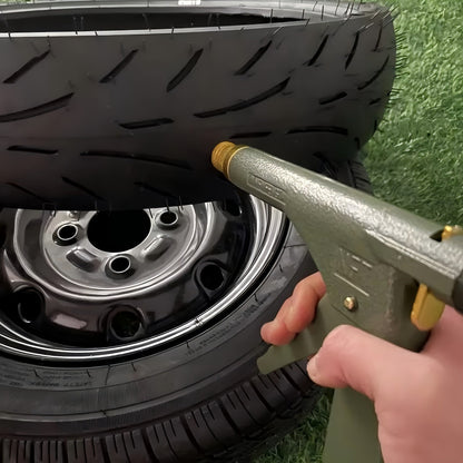 Tubeless Tire Repair Kit with Spring-Loaded Gun, Mushroom Plugs & Probe Nozzle – Fast No-Dismount Fix for Car, Truck, SUV, Trailer & RV Tires – Essential Tool for Car Owners & Mechanics – Velora