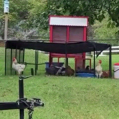 Outdoor Dog Playpen 8 Panels 32 Inch Hammer Design – Pre-Assembled Garden Dog Enclosure for Small to Medium Dogs, Yard Fence Barrier, Expandable Animal Pen