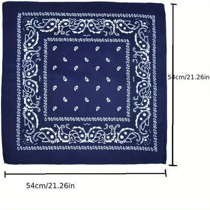 22-Pack Bandanas Bulk Set for Men & Women – Multi-Purpose Headband, Scarf & Handkerchief, Mixed Colors, Smooth Woven Fabric, Perfect for Outdoor, Party, Sports & Everyday Use