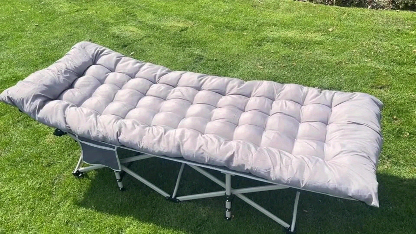Heavy Duty Folding Camping Cot with Mattress for Adults – 500/600/700 LBS Capacity, Portable Outdoor Bed with Carrying Bag for Tents, Camping & Travel – 3 Models, 3 Colors
