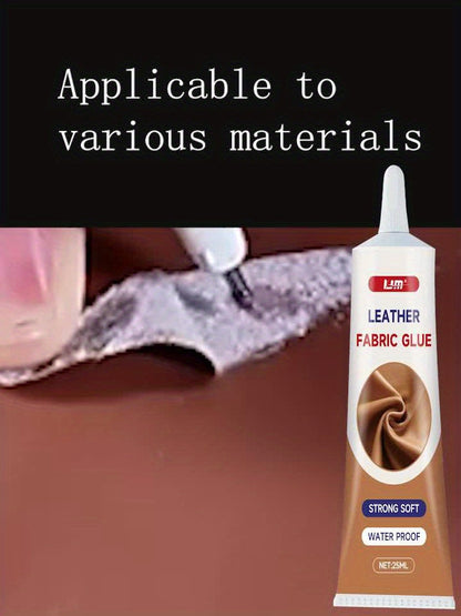 Heavy Duty Fabric Repair Glue Invisible Washable No-Sew Strong Adhesive for Car Seat Sofa Clothing Shoes Jacket - Professional Grade Instant Fix Multi-Purpose Fabric Glue Stick