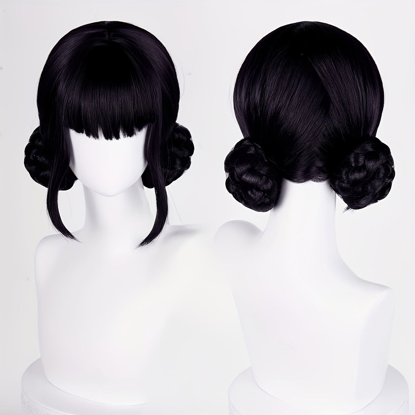 Anime K-Pop Idol Cosplay Wig Pink Purple Black No Sew No Glue Group Costume for Halloween Parties Fan Gatherings Cosplay Events Dance Pose Design 12-30 Inch