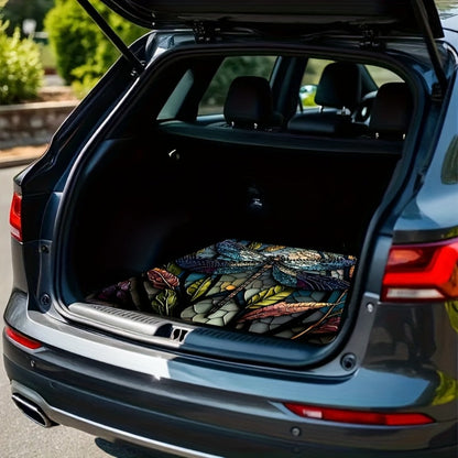 Car Trunk Mat Cargo Liner – Non-Slip Waterproof Floor Mat with Unique Patterns, Durable Vehicle Interior Protector from Dirt, Spills & Scratches, Universal Fit