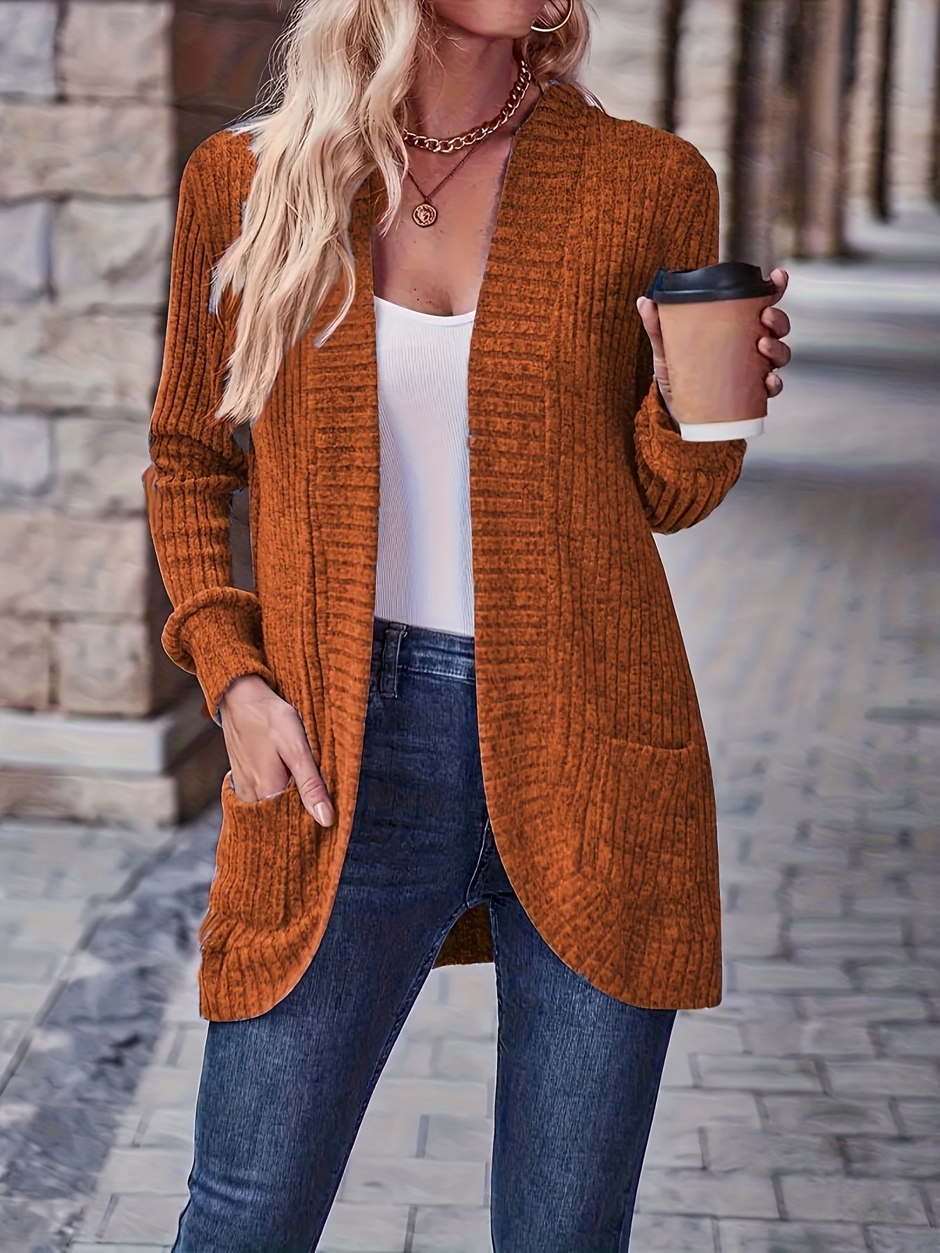 Women's Loose Casual Long Sleeve Blouse Solid Color Pocket Thread Splicing Relaxed Fit Top 10 Colors S-XXL Everyday Wear