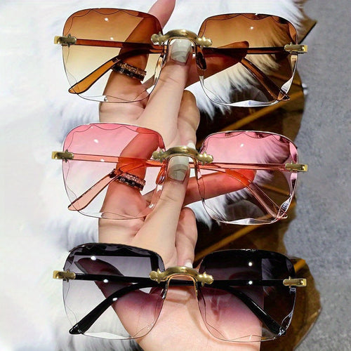 3pcs Polarized Replacement Sunglass Lenses – Anti-Reflective Trendy Frame-Cut Design, Lightweight & Jelly Transparent Options, Includes Cleaning Cloth, Perfect for Everyday & Outdoor Wear