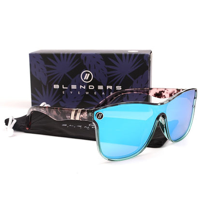 Polarized Sunglasses for Men & Women - Conjoined Mirror Lenses Vintage Square Fashion Eyewear, UV400 Protection, Retro Stylish Shades for Outdoor Driving Travel & Daily Wear