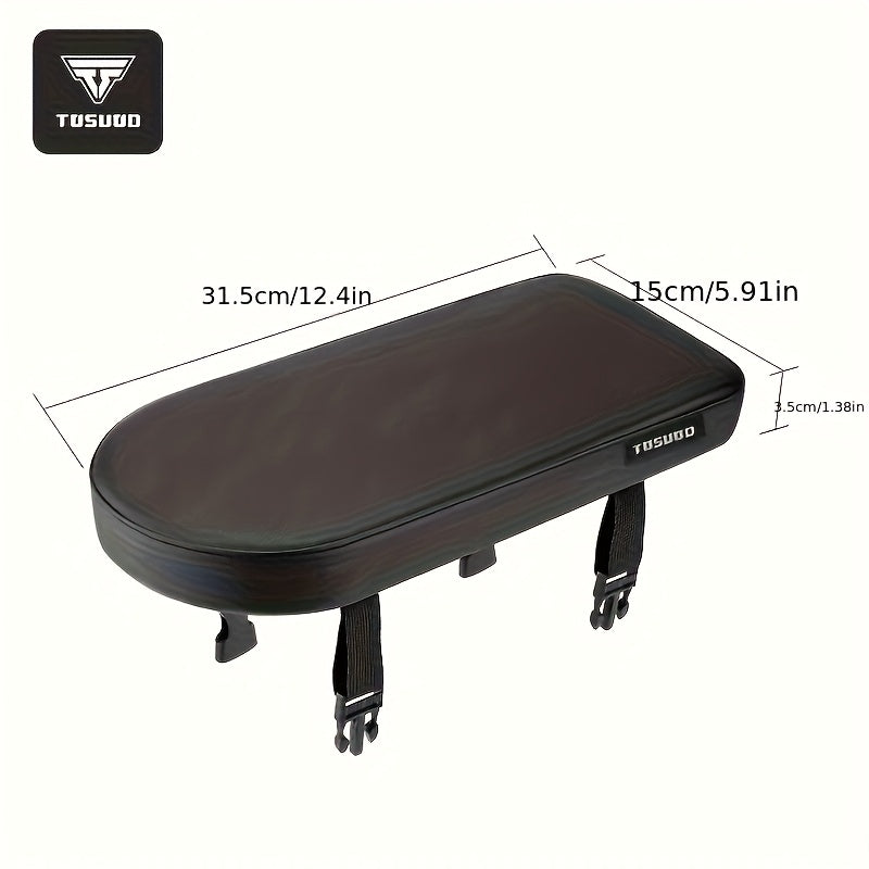 Bike Seat Cushion Cover – Comfortable PU Leather Bicycle Seat Pad with Durable Stitched Edges, Easy Install, Fits Most Bikes, Enhanced Riding Experience for Men & Women