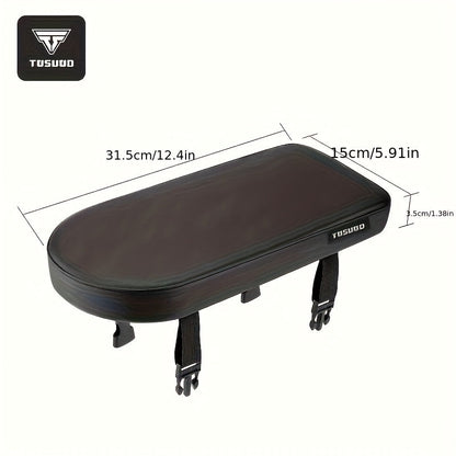 Bike Seat Cushion Cover – Comfortable PU Leather Bicycle Seat Pad with Durable Stitched Edges, Easy Install, Fits Most Bikes, Enhanced Riding Experience for Men & Women