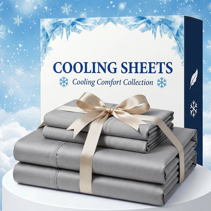 Bamboo Fiber Bed Sheet Set Extra Deep Pocket Cooling Breathable – Soft Wrinkle-Resistant Luxury Hotel Quality Sheets 11 Colors Twin Full Queen King Dark Gray White Navy Blue Lavender