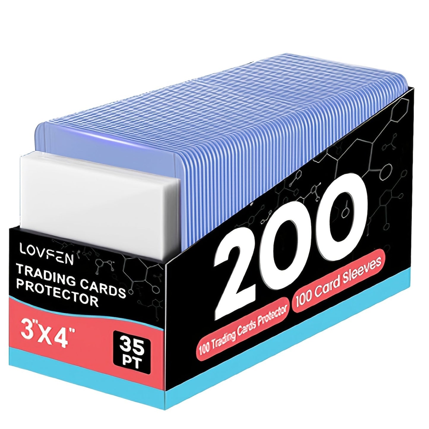 3x4 Top Load Card Holders & Sleeves for Baseball & Trading Cards – Hard Plastic Regular Top Loaders, 100 to 2000 Count Sets for Sports Football Pokemon Cards, Card Collector Supplies