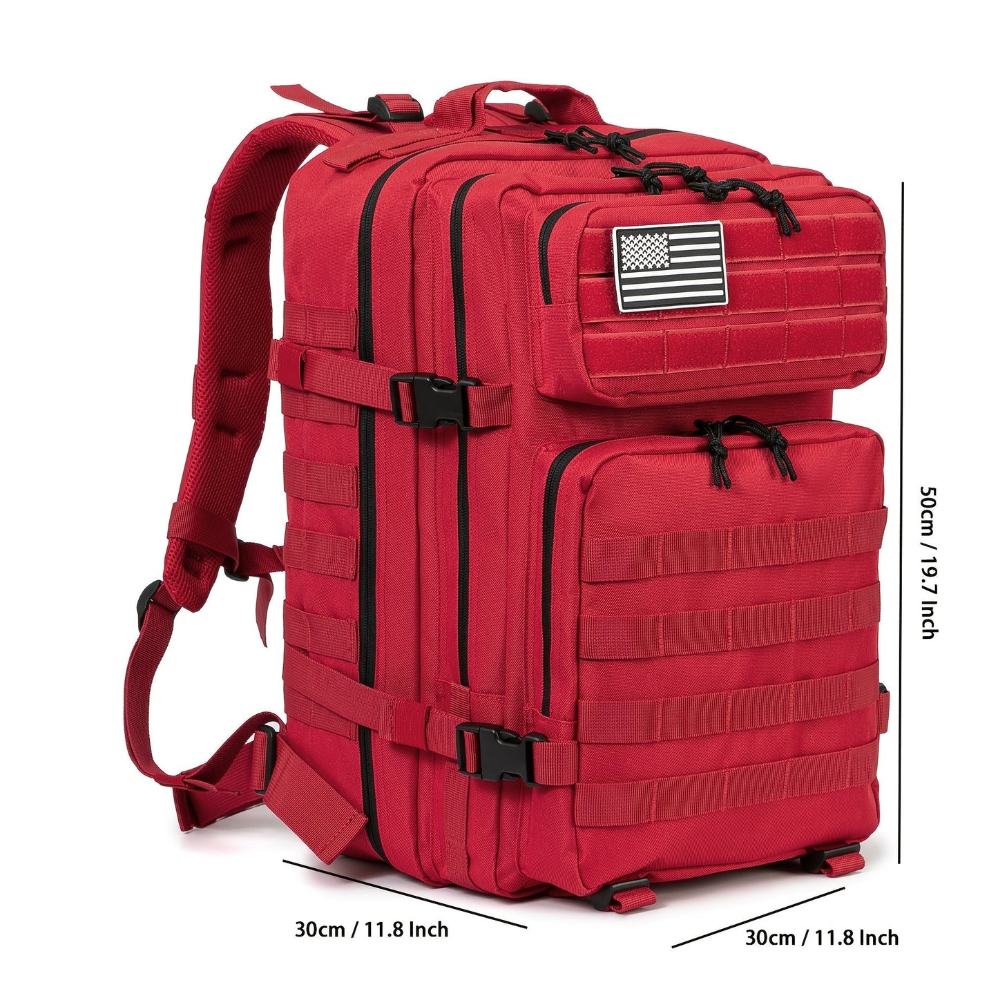 45L Tactical Backpack for Men & Women – Large Capacity Hiking Camping Travel Bag, 3-Day Bug Out Bag for Outdoor Fitness & Adventure, 13 Colors Available