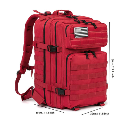 45L Tactical Backpack for Men & Women – Large Capacity Hiking Camping Travel Bag, 3-Day Bug Out Bag for Outdoor Fitness & Adventure, 13 Colors Available