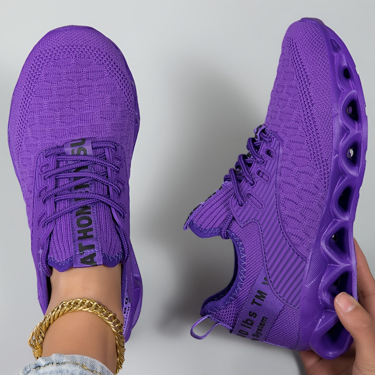 Women's Lightweight Sneakers Breathable Mesh Thick Sole Lace-Up Walking Shoes Slip-On Casual Running Tennis Shoes for Women 7 Colors Sizes US 6-12.5 Trendy Versatile Workout Shoes