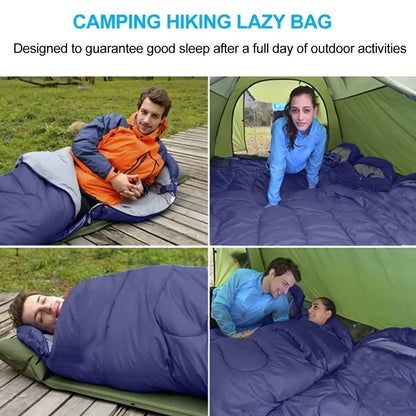 Sleeping Bag 4 Season Lightweight Cold Weather 0-19°F – Envelope Design Adjustable Hood for Camping Backpacking Hiking Mountaineering Winter Travel