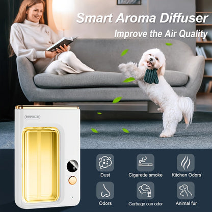 Aroma Diffuser with Essential Oils Set Large Capacity 7-Level Mist USB Powered Auto Shut-Off Bedroom Humidifier Home Aromatherapy Diffuser with Encounter Shangri-La Gardenia Hilton Ocean Scents