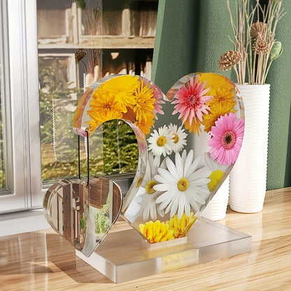 Large Heart Resin Silicone Casting Mold DIY Photo Frame Heart Shape Mold for Home Decoration Wedding Ornament Graduation Souvenir Resin Art Epoxy Casting Craft Mold Gift Making