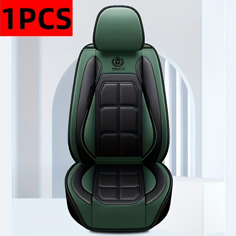 Faux Leather Car Seat Covers Universal Fit – Waterproof & Dirt-Resistant Protective Seat Cover for Cars, SUVs, Vans & Trucks, 1pc / 2pcs / 5pcs Set, Multiple Colors
