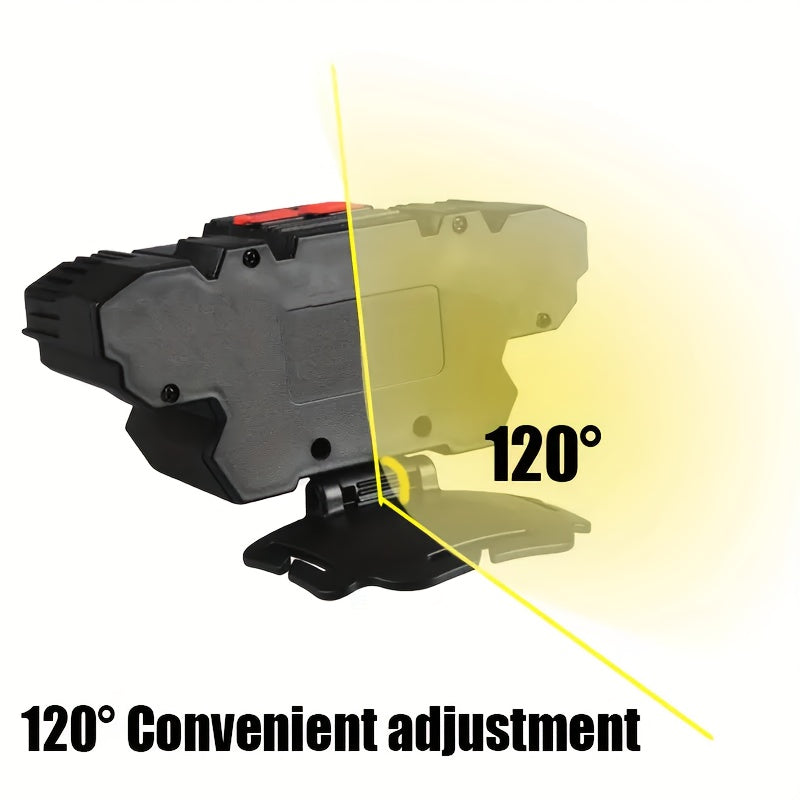 2-Pack 5-LED Headlamp USB Rechargeable IP65 Waterproof 4-Mode for Hiking Camping Hunting Fishing Running