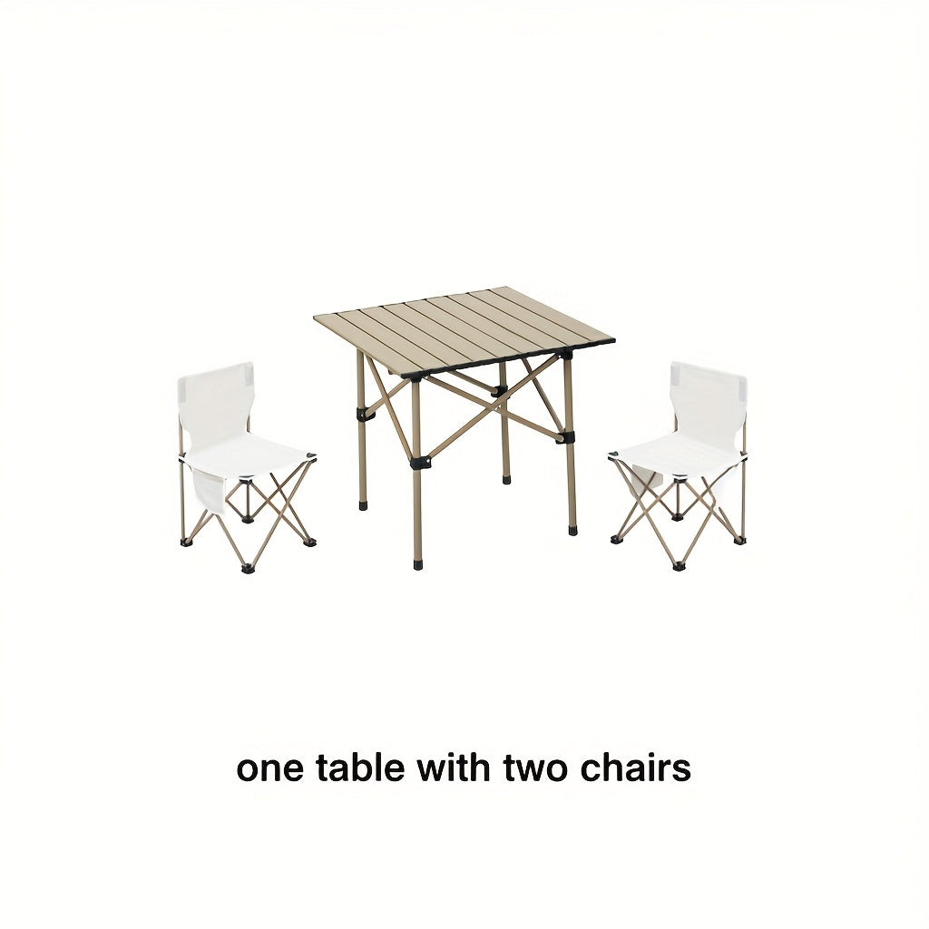 Portable Folding Moon Chair and Table Set 2 3 5pcs with Storage Bag for Beach Camping Fishing Family BBQ Picnic Outdoor Hiking Courtyard Black White