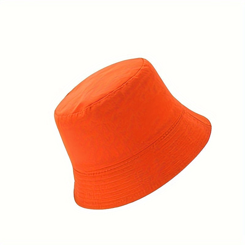 4 Pack Foldable Bucket Hats for Men and Women - Soft Solid Color Packable UPF Sun Protection Hats for Outdoor Beach Hiking Fishing Camping Travel, Unisex Summer Hat Random Colors