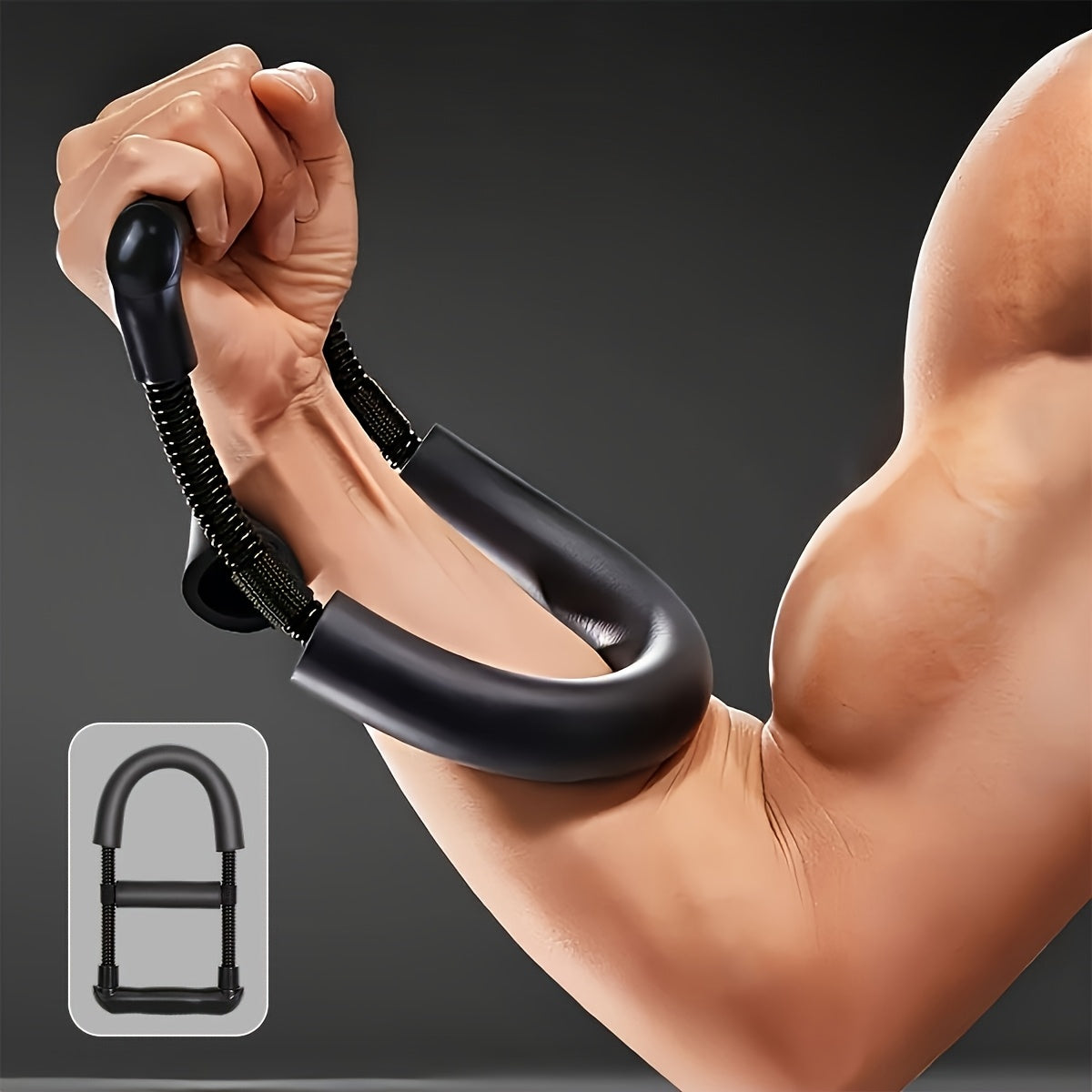 Forearm Wrist Strengthener Exerciser with Adjustable Tension – Hand Grip Strength Trainer for Men & Women, Arm Developer Home Gym Workout Equipment for Beginners & Pros, 1 or 2 Pack