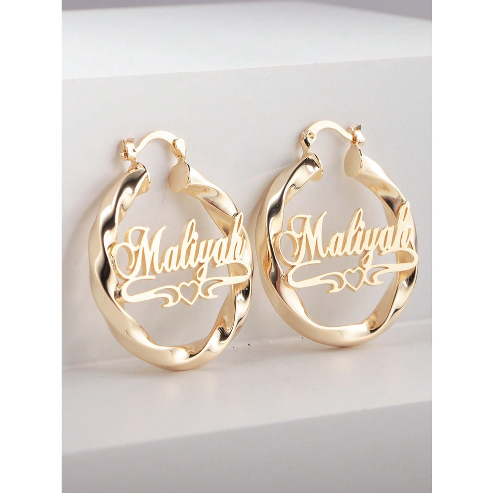 Twisted Heart Drop Earrings for Women – Gold & Silver Stainless Steel Dangle Studs, Romantic Elegant Jewelry for Daily Wear, Mother's Day, Valentine's Day, Birthday, Anniversary & Christmas Gift