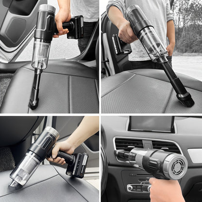 Cordless Gap Vacuum Cleaner 5KPa Strong Suction USB Rechargeable Wireless Handheld Dust Collector for Car, RV, Kitchen Gaps, Floor & Home – 2000mAh Battery, One-Click Empty, Compact Portable Design