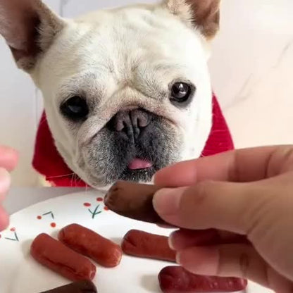 Duck Jerky Freeze-Dried Chicken Dog Treats Soft Chewy Training Rewards Healthy Digestible Beef Sausage Fresh Breath Snack Chicken Leg Grind All Dog Sizes Small Medium Large